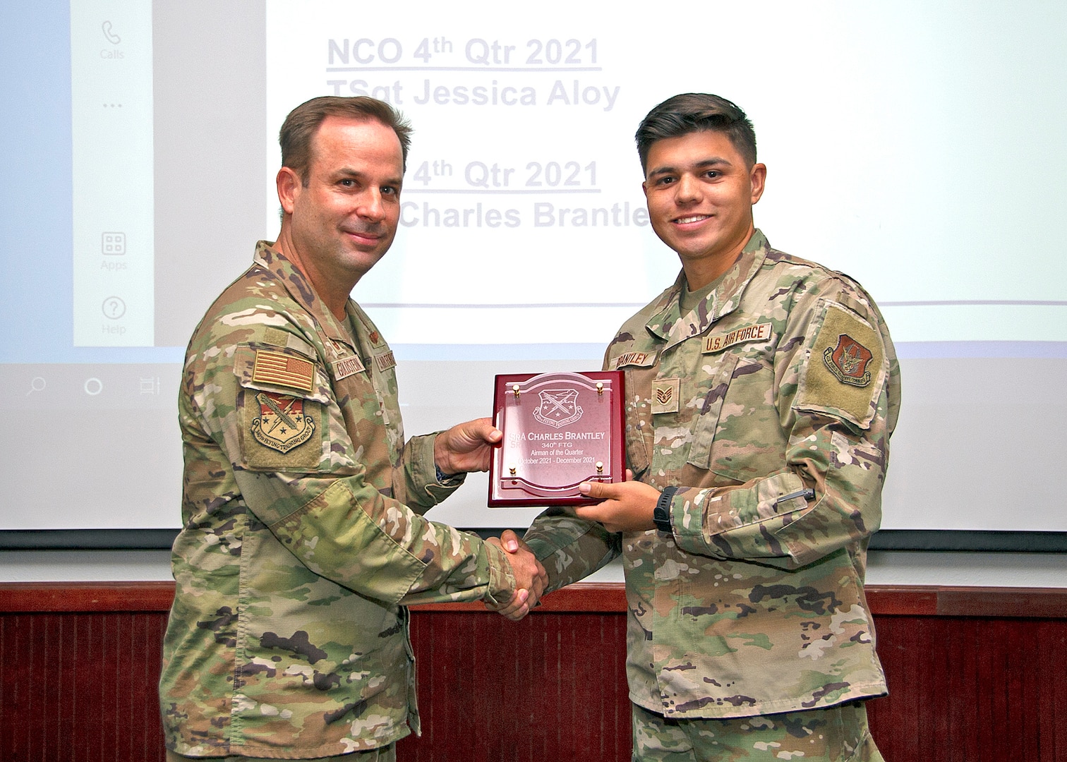 340th FTG highlights outstanding performers during fall MUTA