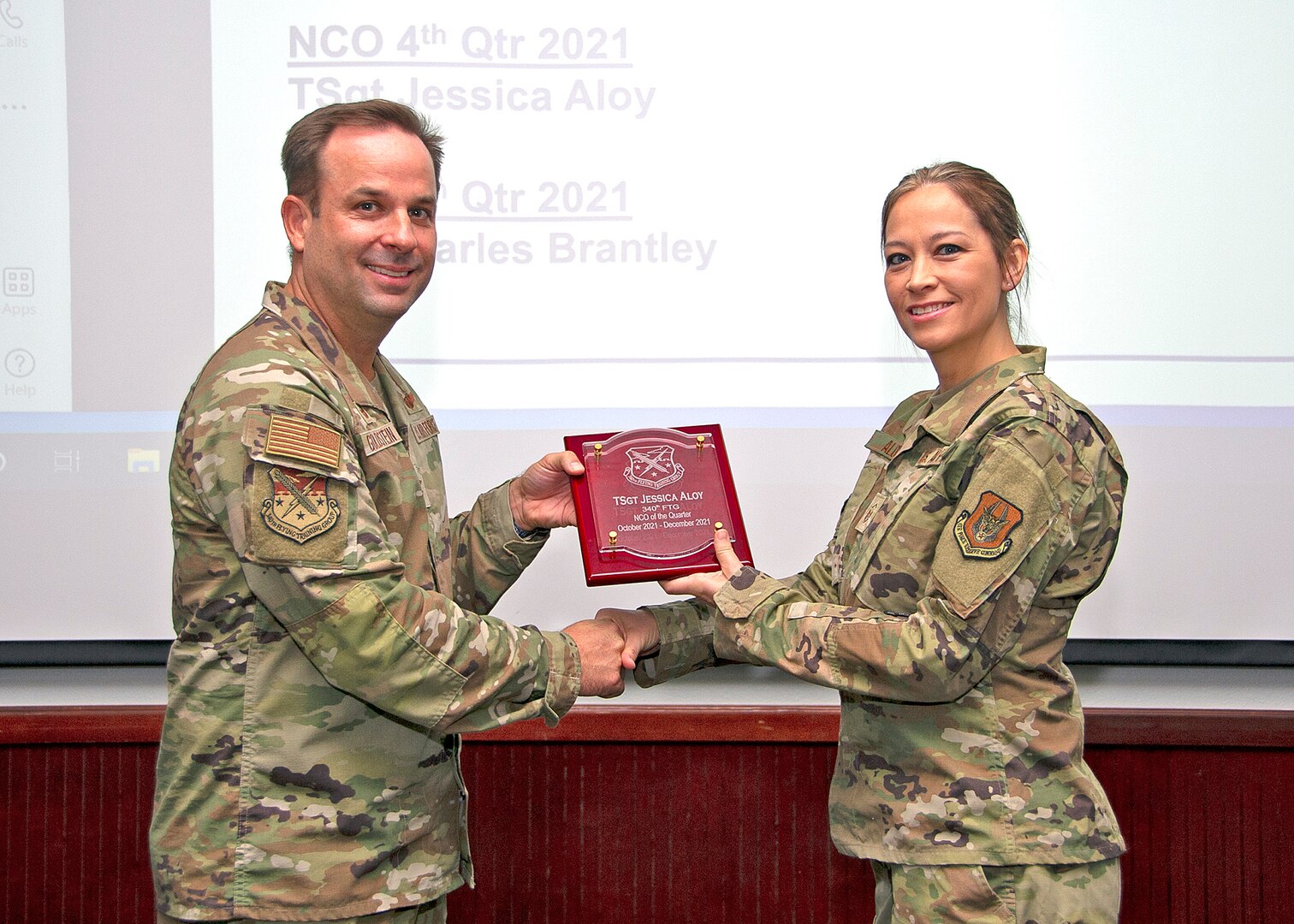 340th FTG highlights outstanding performers during fall MUTA