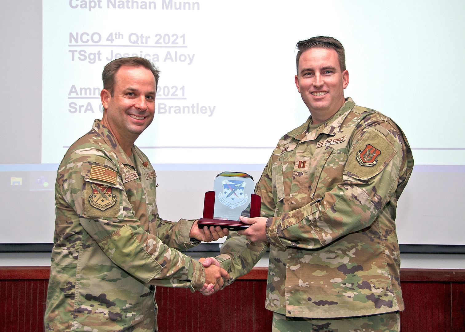 340th FTG highlights outstanding performers during fall MUTA