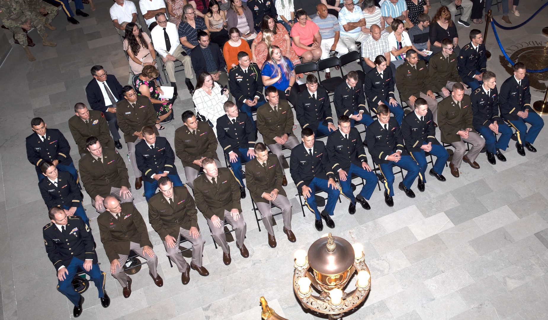 Officer Candidate Class 60 at graduation, 10 September 2022.