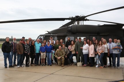 Chief Warrant Officer Five (CW5) Patrick J. Muenks retirement ceremony takes place at the Army Aviation Support Facility, Jefferson City, Mo., Sept. 23, 2022. Muenks retired after 41-years of dedicated service to the Missouri Army National Guard. (Photo by U.S. Army National Guard Spc. Rose Di Trolio.)