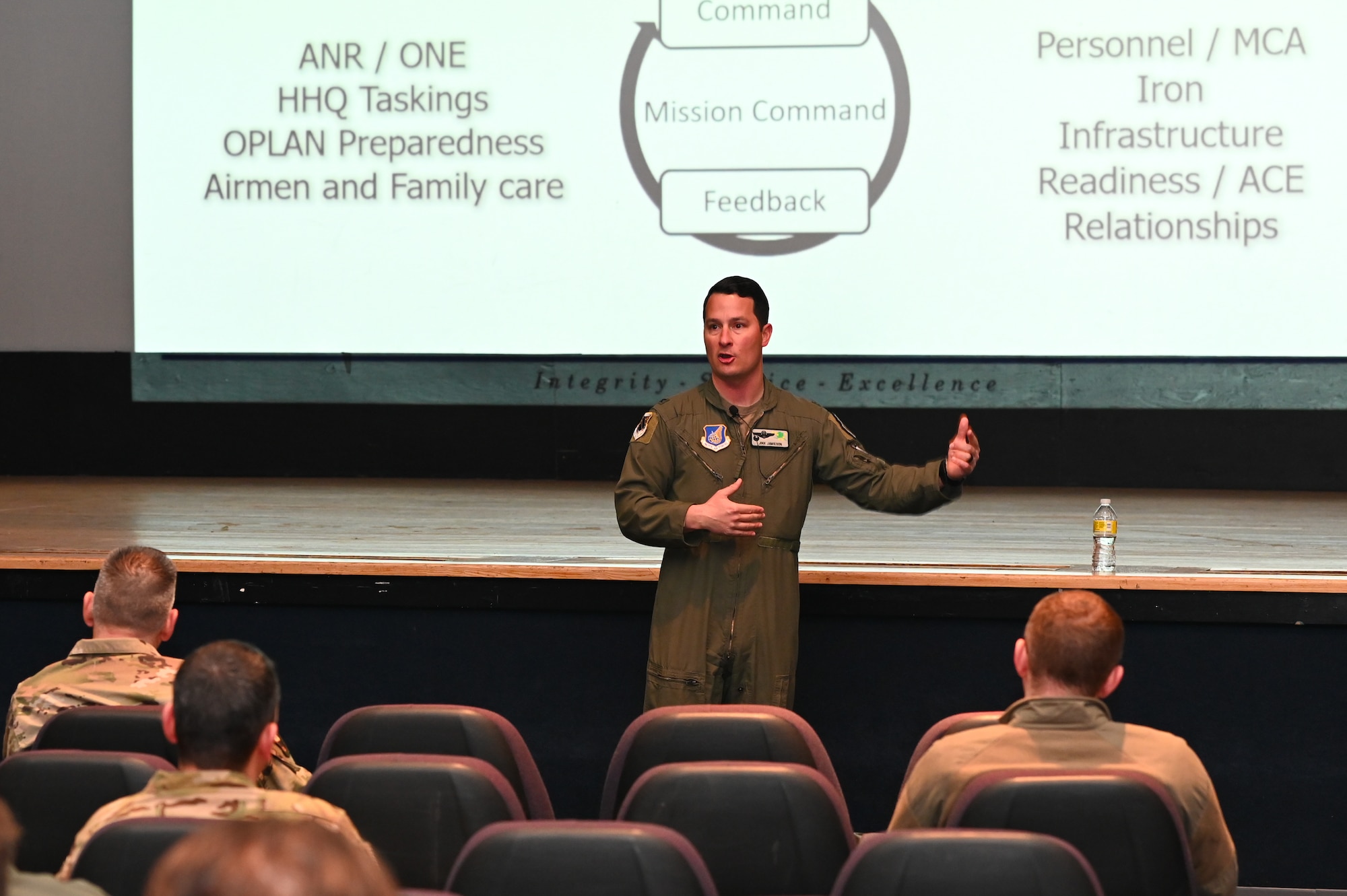 Col. Kevin Jamieson speaking