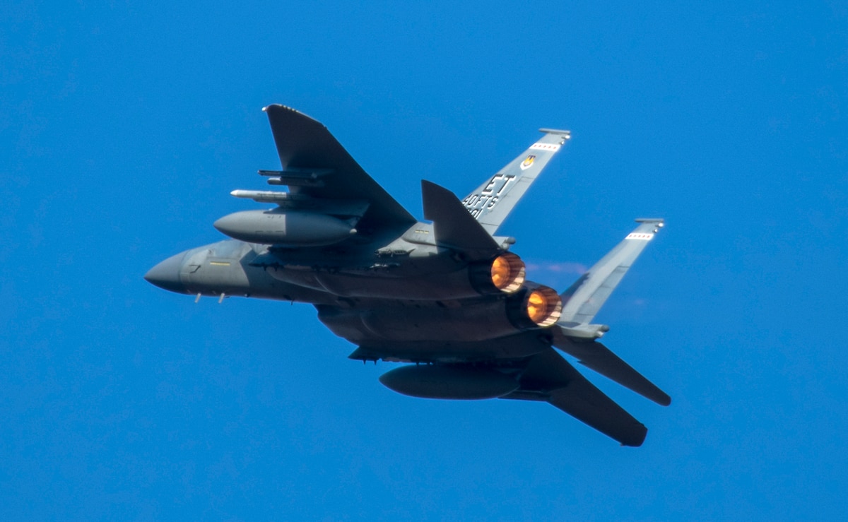 F-15 acoustic testing