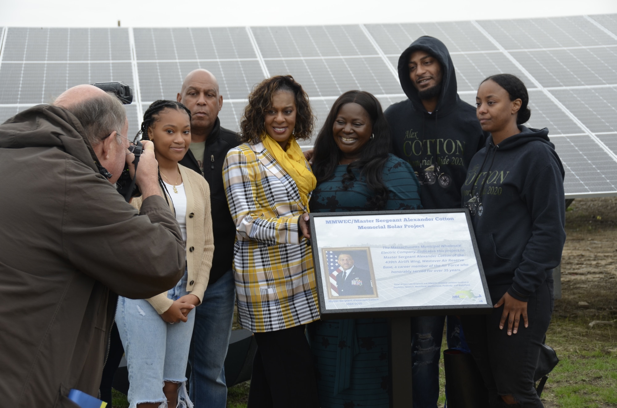 A shining dedication for a shining Westover Airman