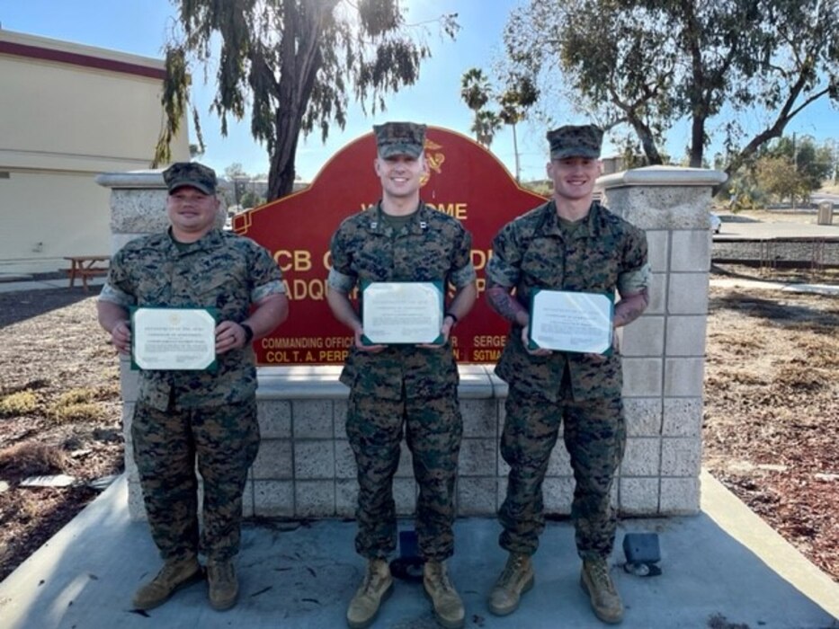 Rifle Qualification Certificates of Achievement