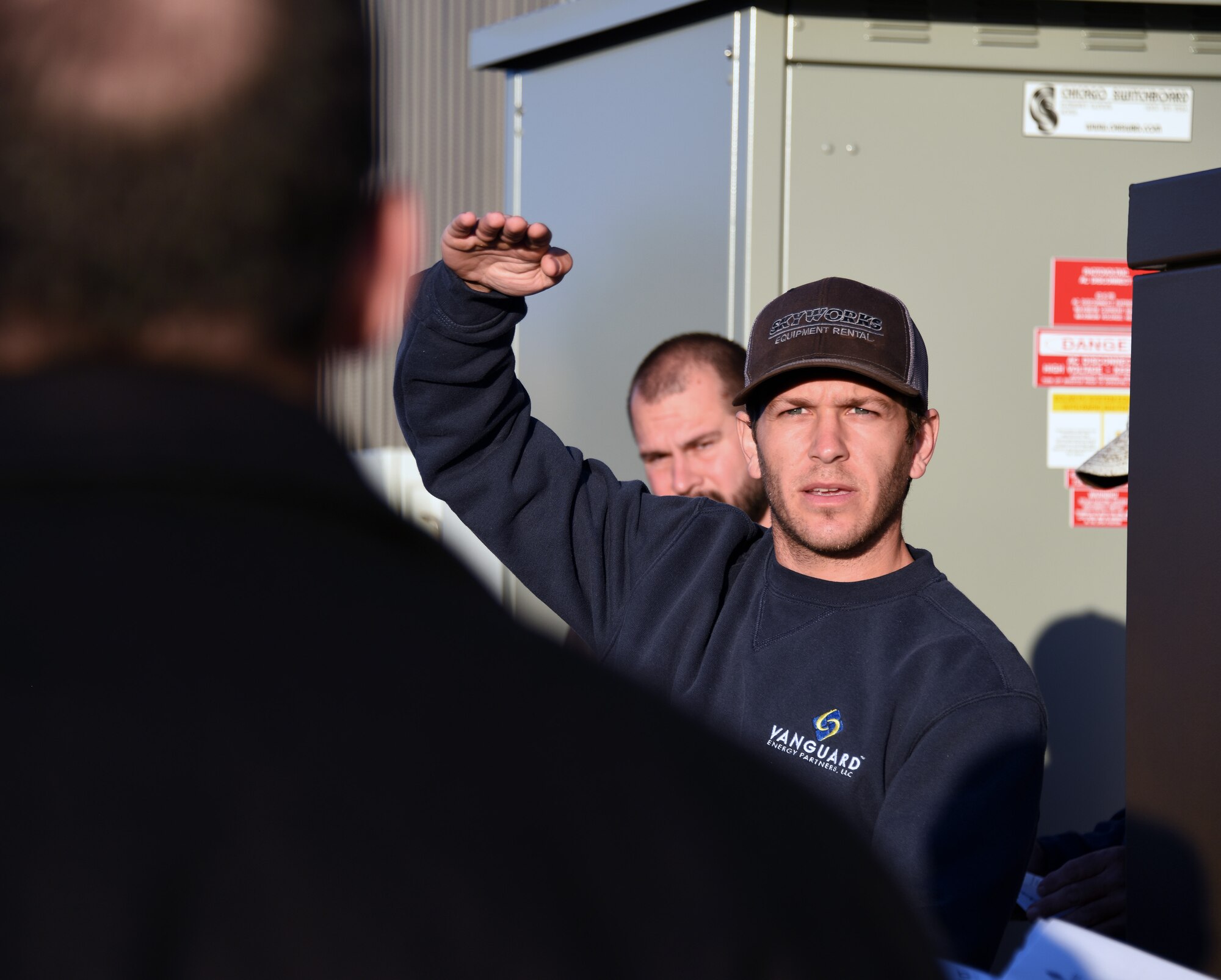 A class instructor answers a question from a participant.
