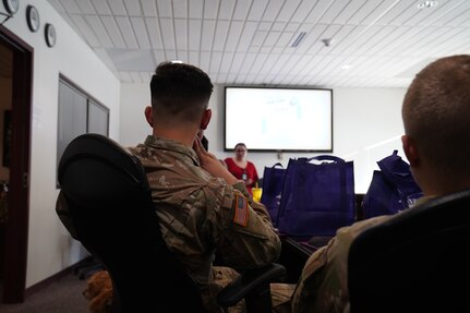 The Alaska National Guard Warrior & Family Services team christened their new Guard Smart orientation program to a mixture of new and seasoned Alaska Air and Army National Guard families at the AKNG armory on Joint Base Elmendorf-Richardson, Nov. 4, 2022.