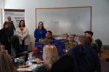 The Alaska National Guard Warrior & Family Services team christened their new Guard Smart orientation program to a mixture of new and seasoned Alaska Air and Army National Guard families at the AKNG armory on Joint Base Elmendorf-Richardson, Nov. 4, 2022.