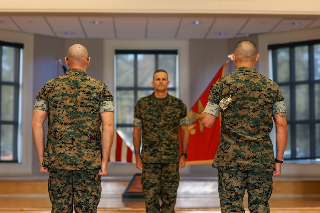 MCIEAST Sergeant Major Post and Relief Ceremony