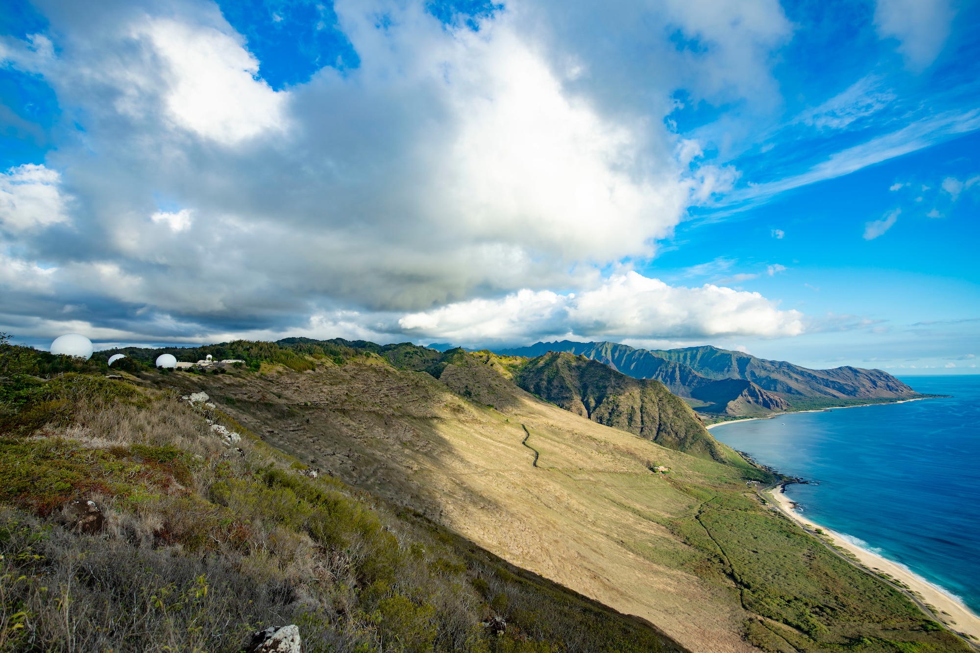mountain view of Oahu