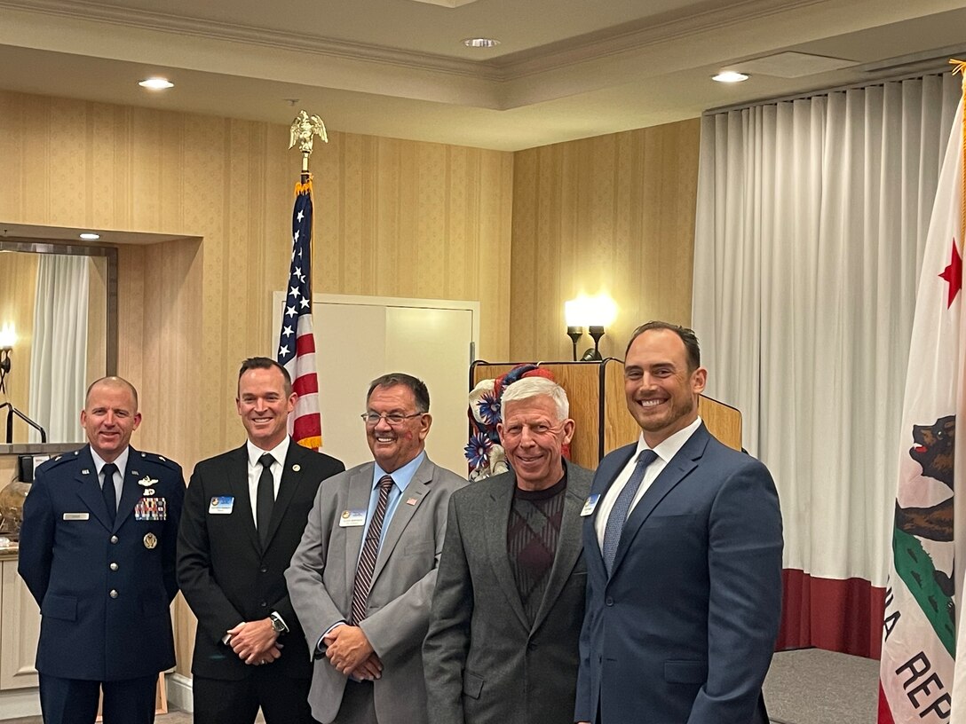 Brig. Gen. Matthew W. Higer, Commander, 412th Test Wing at Edwards AFB was present the evening of Nov. 4 to administer the Oath of Office to the incoming officers and directors of the Edwards AFB Civilian/Military Support Group (Civ/Mil). (U.S. Air Force Photo by Danny Bazzell)