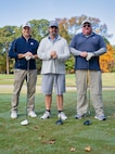 Winners of the 2022 Golf tournament. Pictured from left to right, Bob Oldani, Dave MacEslin, and Chris Riley.