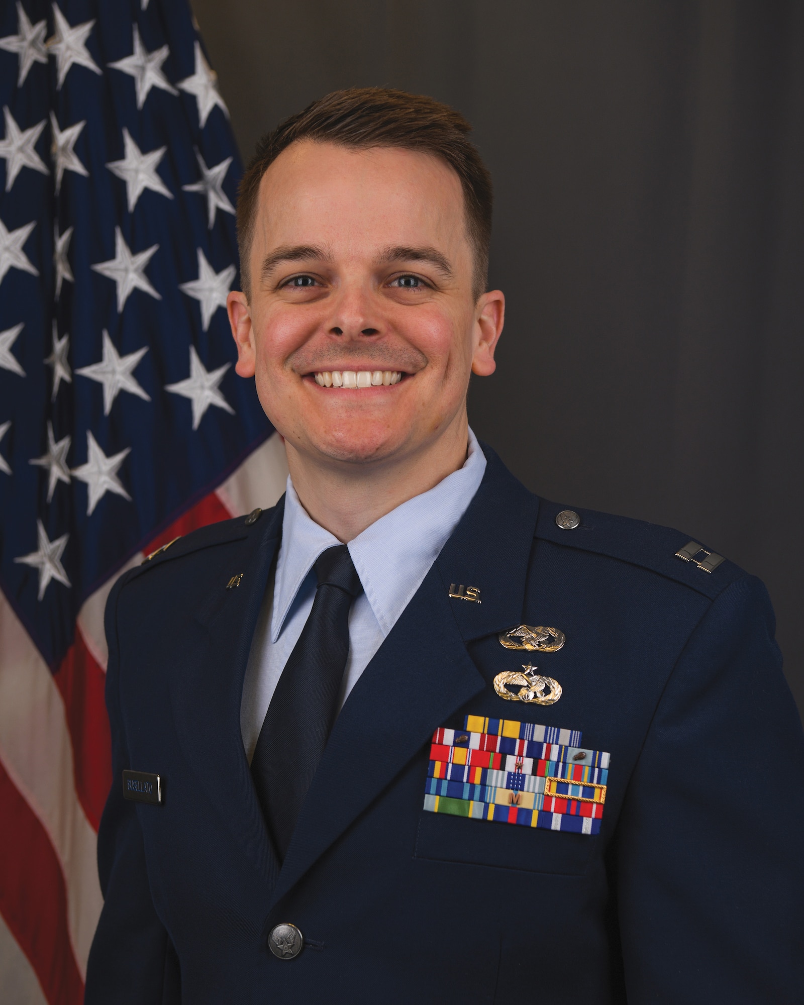 Capt. Anthony Busellato, 445th Logistics Readiness Squadron vehicle maintenance flight commander, is the 445th Airlift Wing Company Grade Officer of the Quarter.