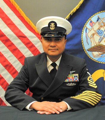 (Nov. 8, 2022) SAN DIEGO -- Official portrait of Master Chief Petty Officer Theo Iman (U.S. Navy photo).