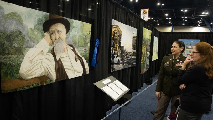 Some Heroes Wear Quilts: Army Reserve Soldier recognized by Quilts of Valor during International Quilting Festival