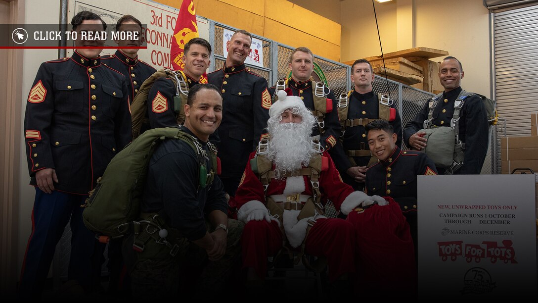 3rd Force Reconnaissance Company Prepares For Toys for Tots Campaign