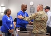 Maj. Gen. Tom O’Connor greets injured Soldiers during Heroes Week
