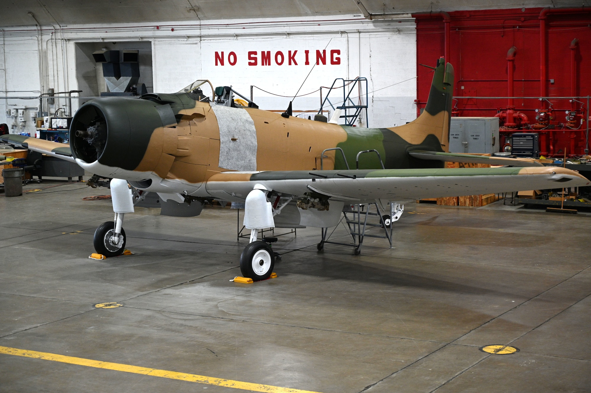 A-1H Skyraider in Restoration
