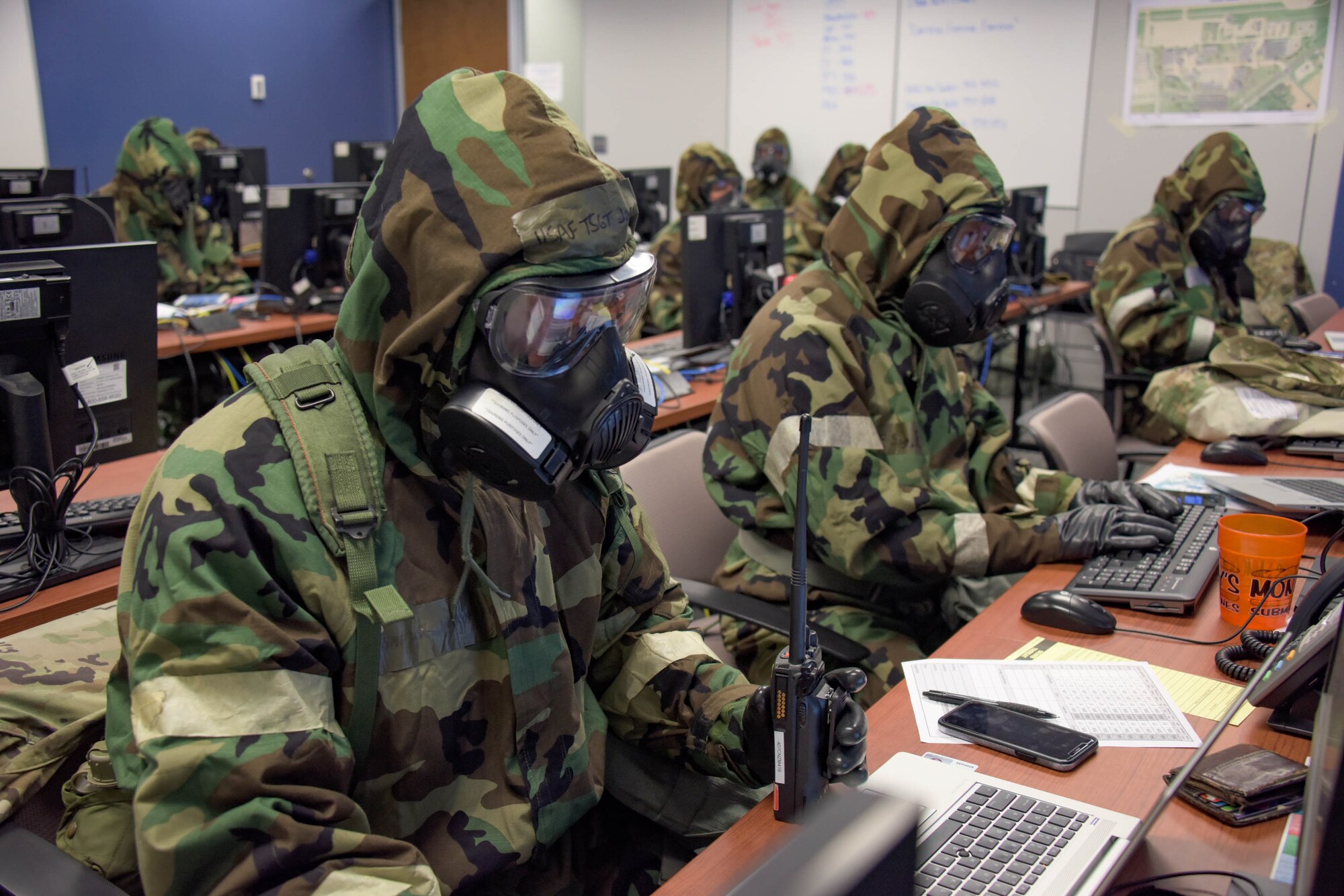 Photo of members during Exercise HYDRA COIL