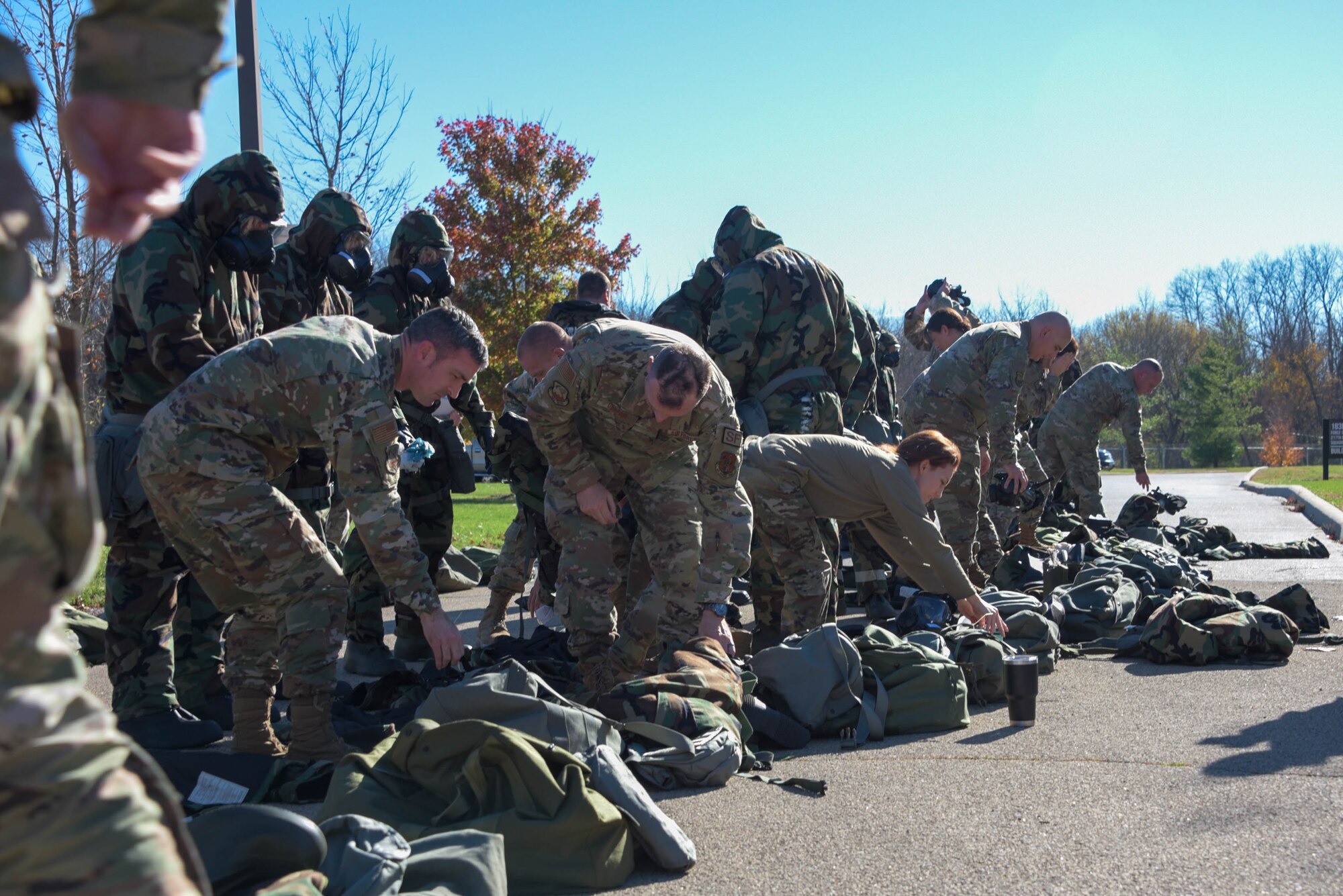 Photo of members during Exercise HYDRA COIL