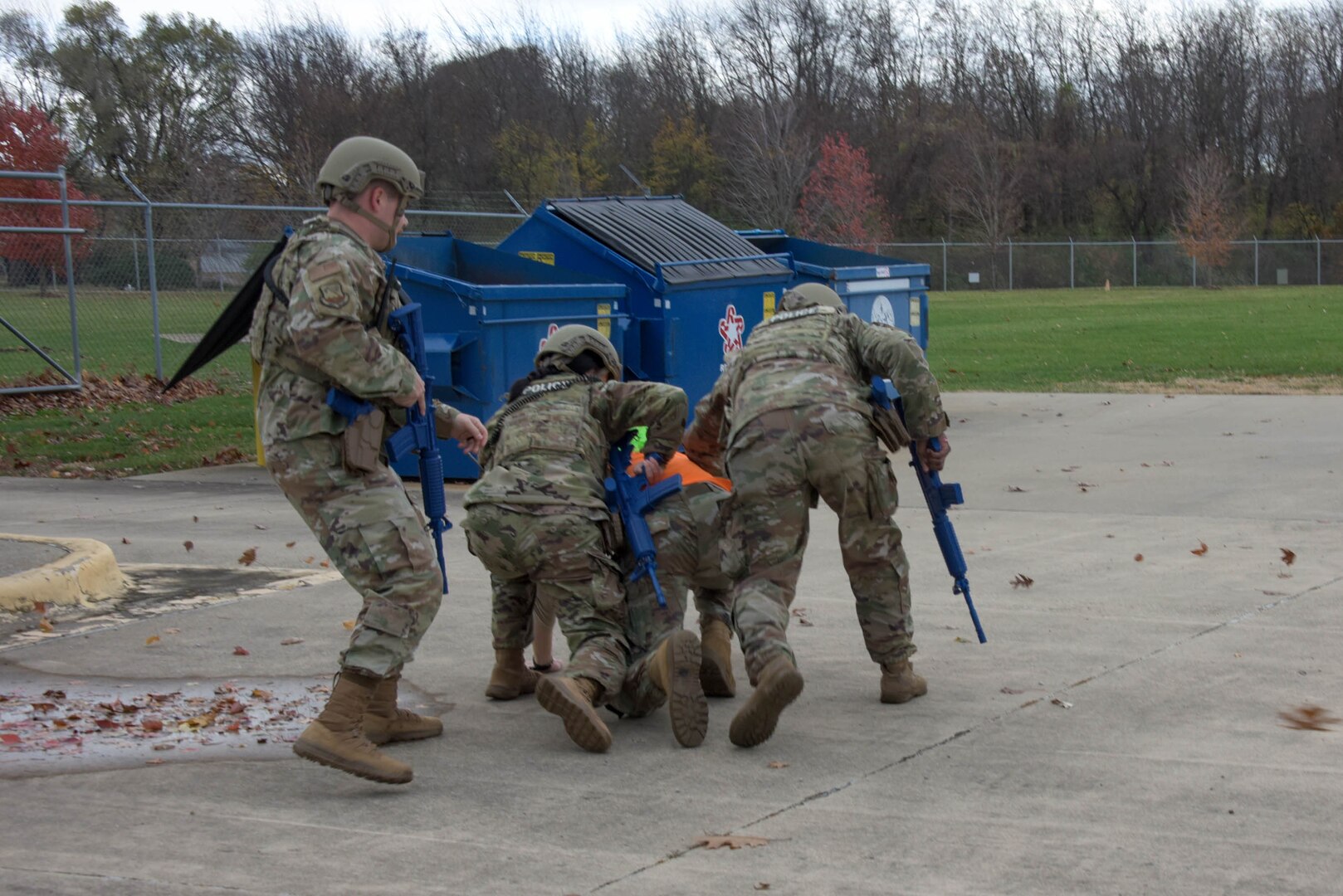Photo of members during Exercise HYDRA COIL