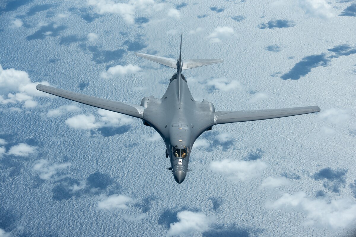 B-1B Lancers, A-10C Thunderbolts fly aerial integration sortie over Pacific Ocean