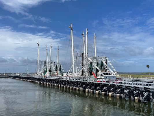 A fleet of fishing trawlers and other vessels locked through the Canaveral Lock to find safe harbor before the arrival of Tropical Storm Nicole. Canaveral lock operators locked through an amazing 222 vessels during 59 lockages in two days.