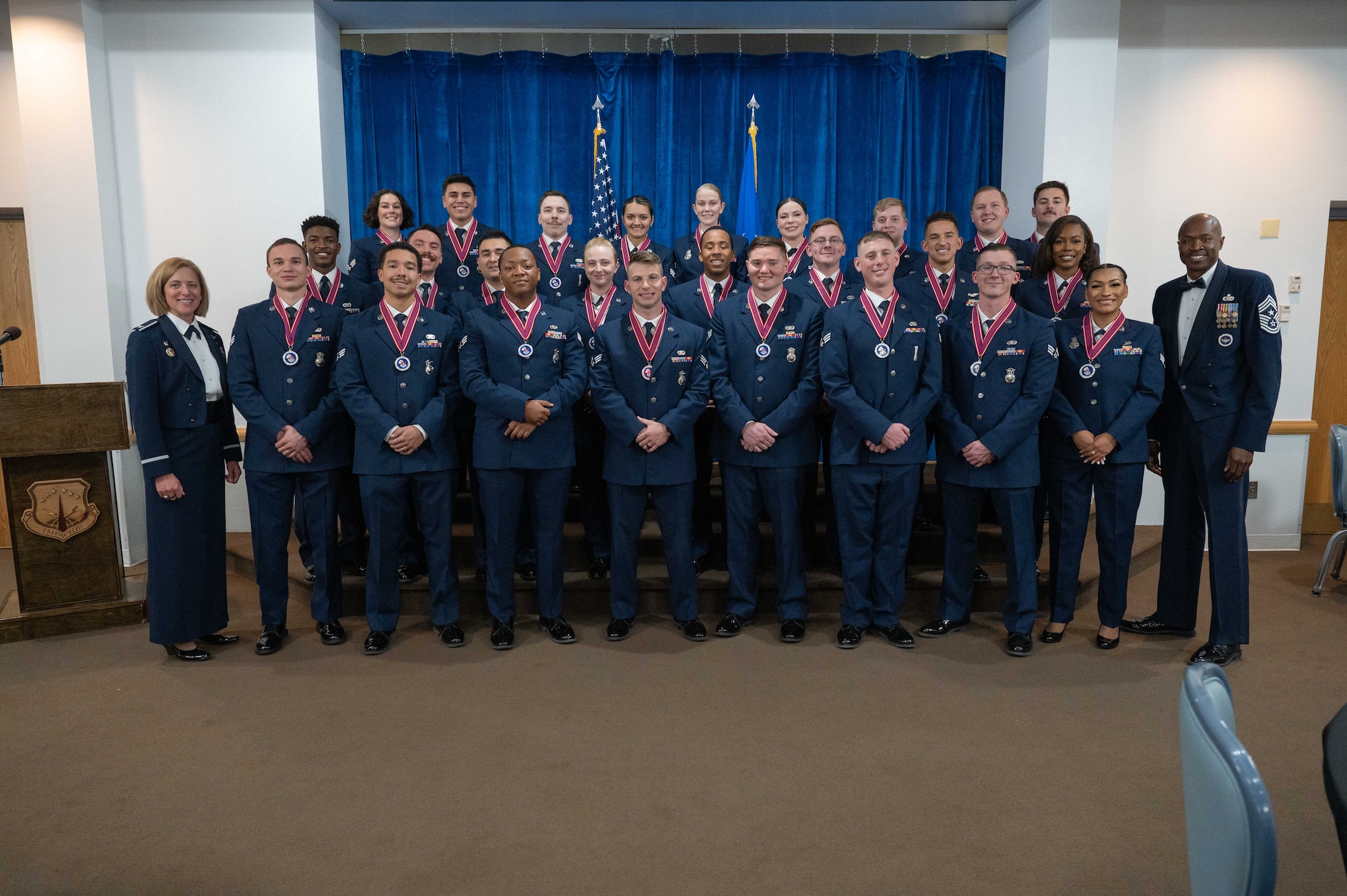 ALS graduates pose for a photo