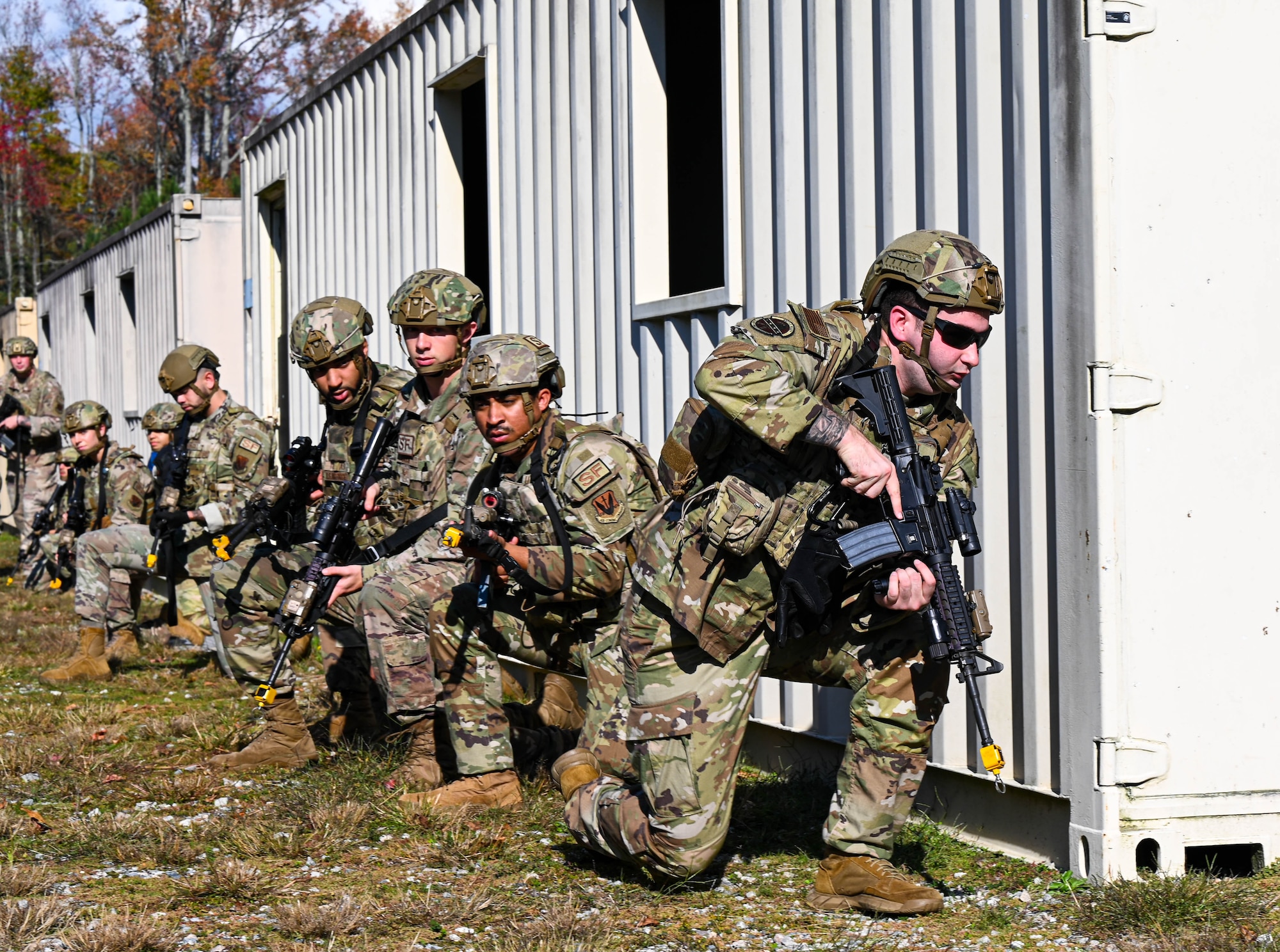 633d SFS participates in a field day exercise