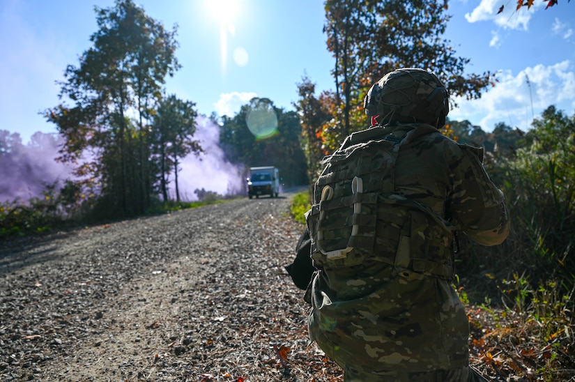 633d SFS participates in a field day exercise