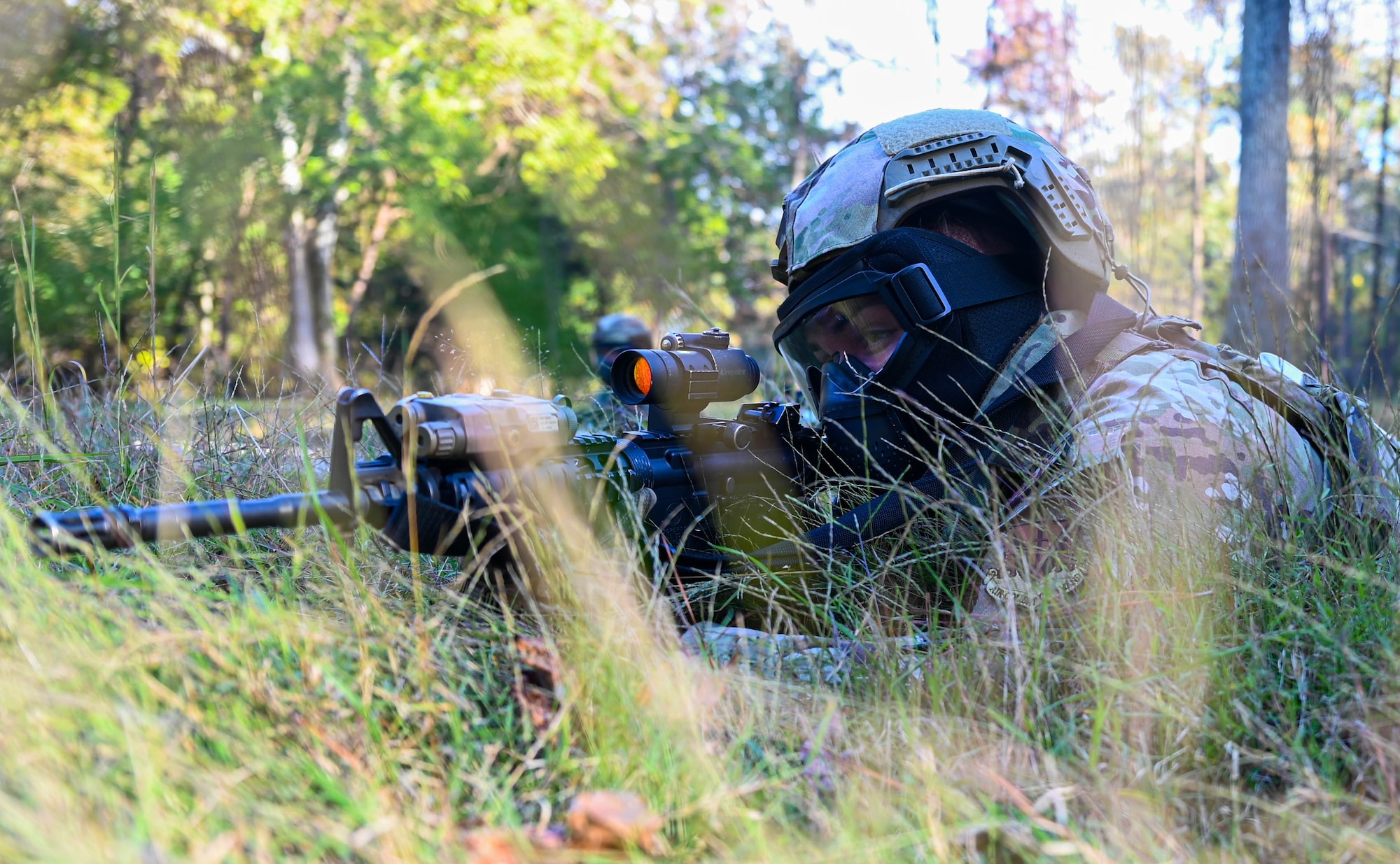 633d SFS participates in a field day exercise