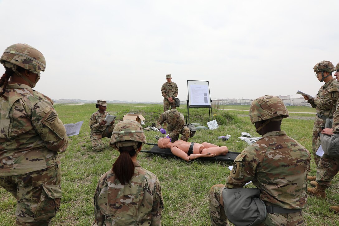 The 502nd FH embedded multiple hands-on training lanes for Soldiers assigned to both FHs and the Brian D. Allgood Army Community Hospital. The training lanes were designed to practice and assess collective mission essential tasks (MET), Army warrior task and battle drills (AWTBD), and individual critical task list (ICTL) competencies.