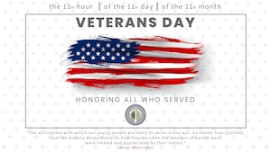 Special graphic created to celebrate 2022 Veterans Day from AFLCMC (U.S. Air Force graphic by Jim Varhegyi)