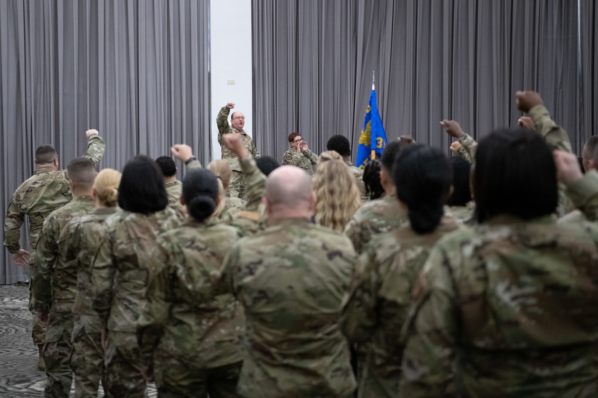 Colonel Eugene B. Smith, III rallies Air Force Reserve recruiters and leadership