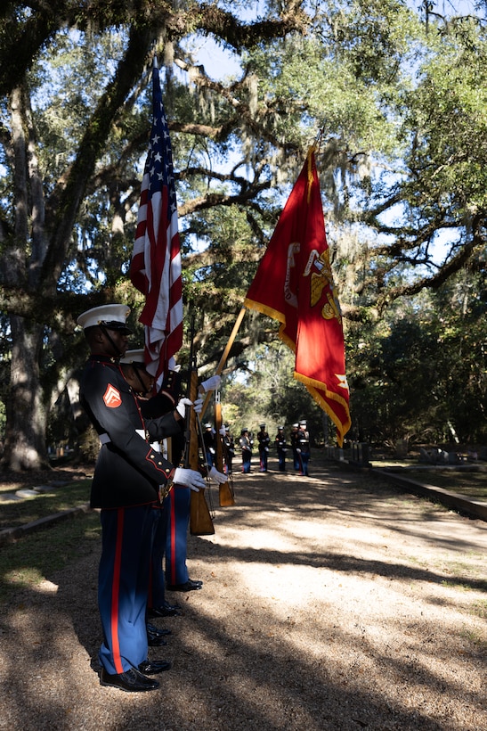 Wreath Laying Ceremony for Robert Barrow, the 27th Commandant of the Marine Corps 2022