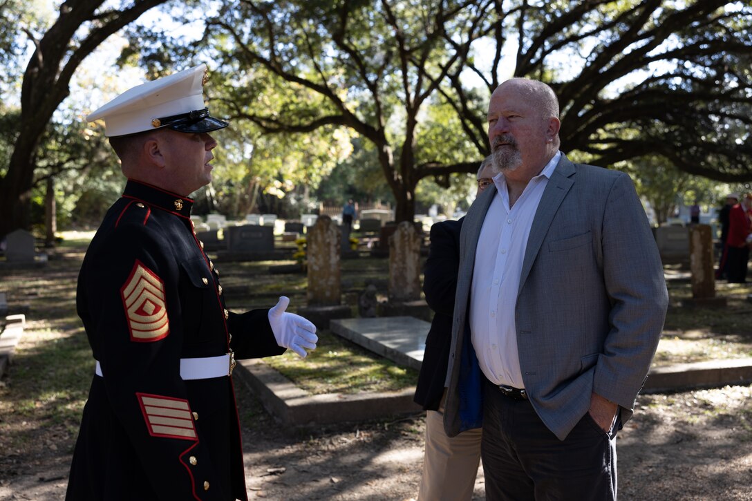 Wreath Laying Ceremony for Robert Barrow, the 27th Commandant of the Marine Corps 2022