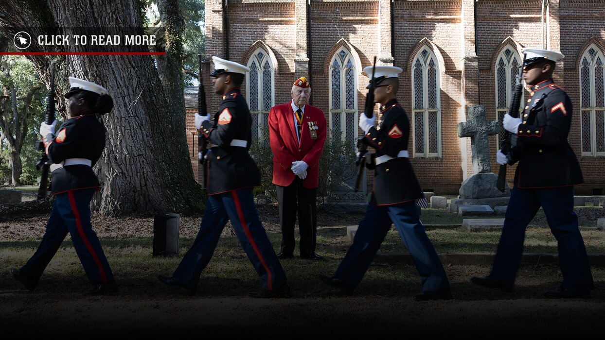 Wreath Laying Ceremony for Robert Barrow, the 27th Commandant of the Marine Corps 2022