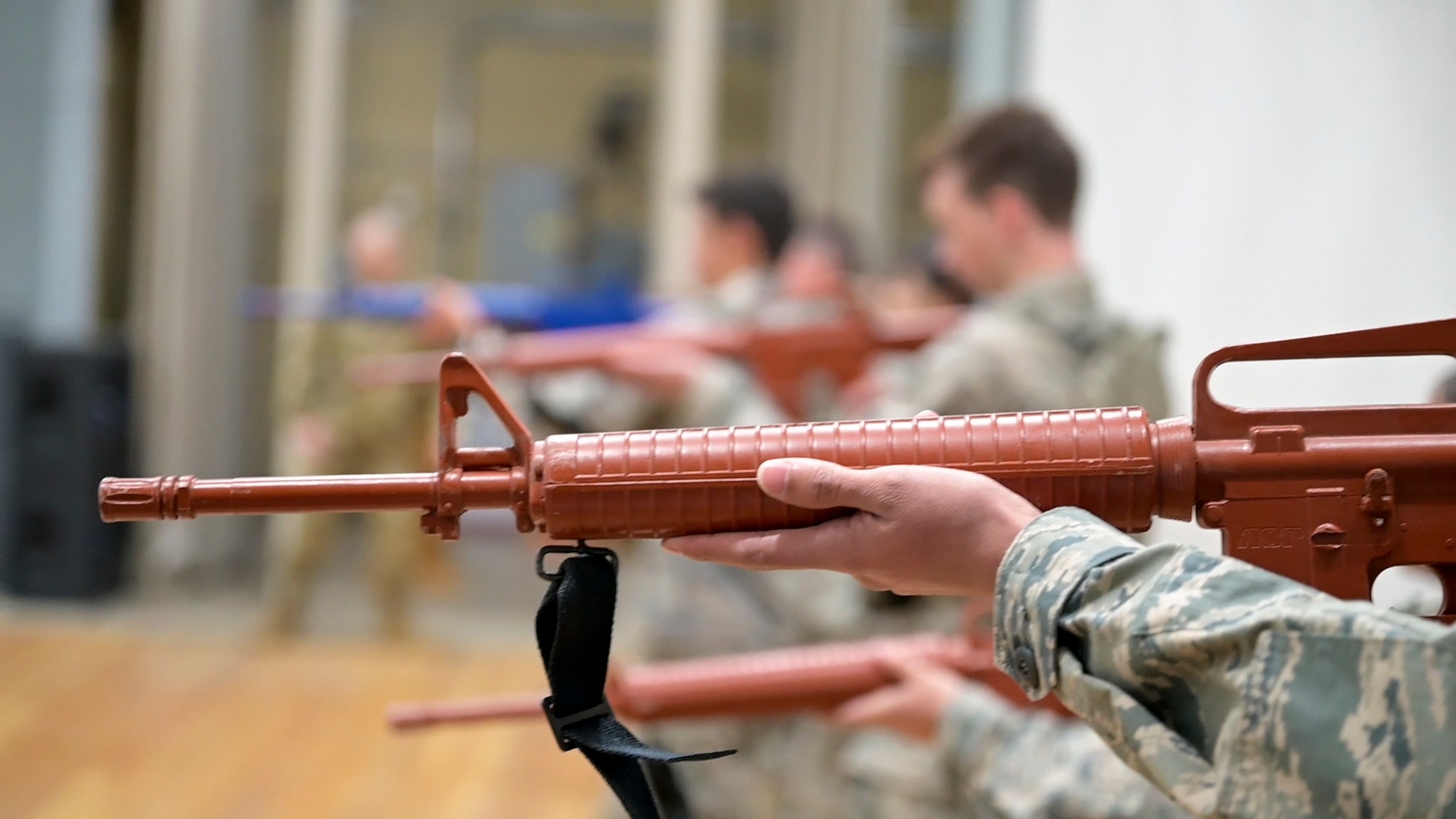 About 100 JROTC cadets from Desert High School came to learn the way of the Defender from the 412th Security Forces Squadron at Edwards Air Force Base, California. With this knowledge, these cadets may then graduate high school and move on to the grueling task of basic training.