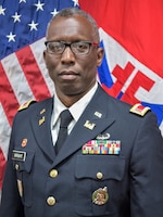 Command-style photo of CW5 Keith Wright