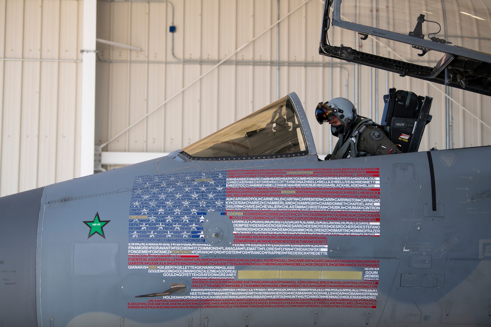 F-15 aircraft preparing for take off