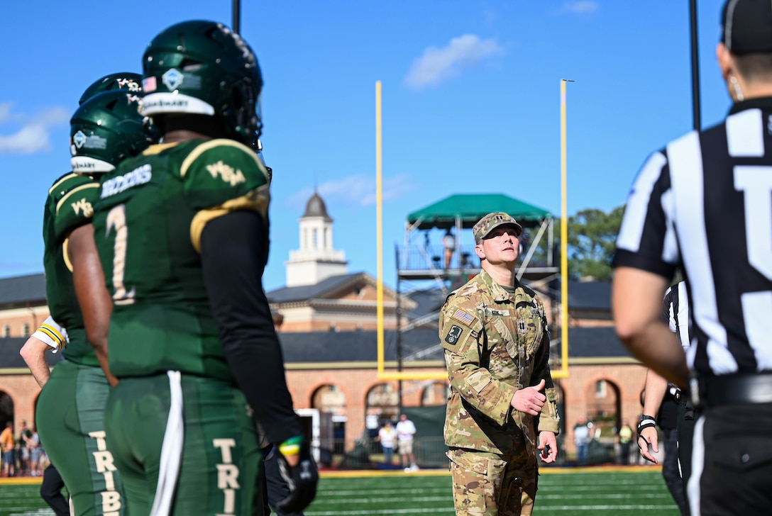 Military Appreciation football game