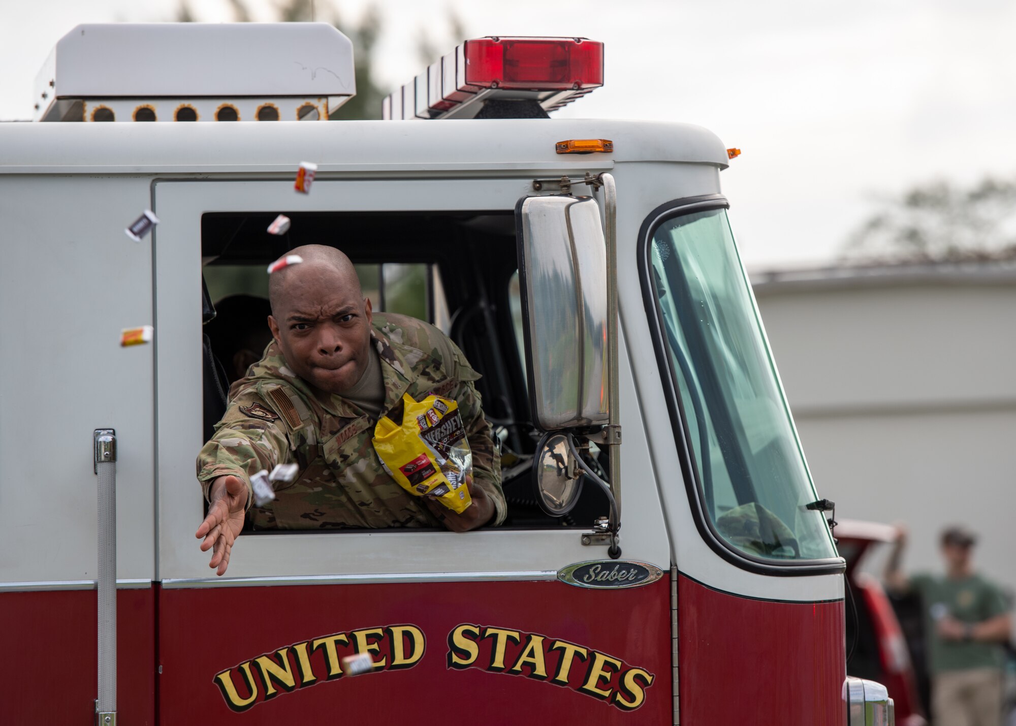 Chief Woods participates in parade