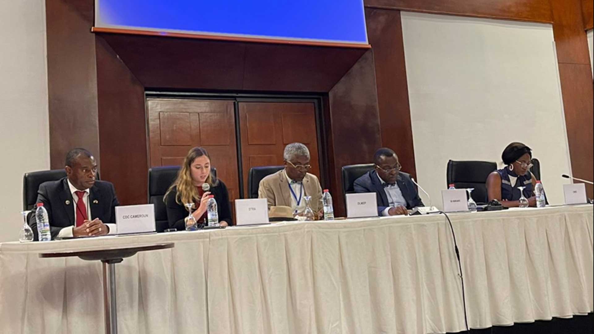 Members of the Defense Threat Reduction Agency (DTRA), the Centers for Disease Control and Prevention (CDC) and over 350 health experts from Cameroon and around the world attended the fourth annual International Forum on Public Health Emergency Operations Center in Yaoundé, Cameroon Nov. 9-11. The forum focused on lessons-learned from the Covid-19 pandemic and strengthening public health emergency management systems and surveillance.