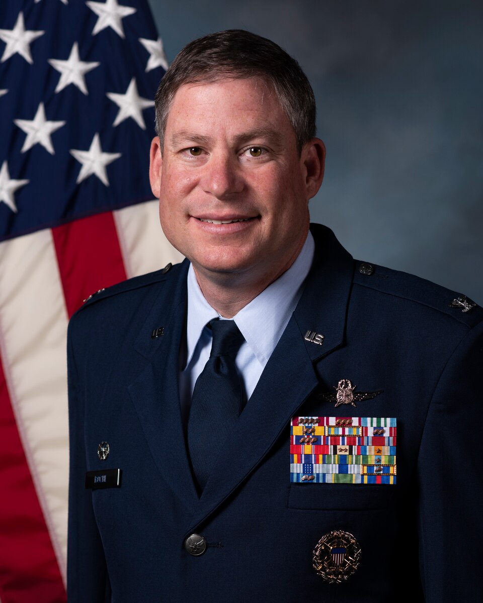 Col. Barry Roche, 27th Special Operations Mission Support Group commander, poses for a studio photo at Cannon Air Force Base, N.M., Oct. 4, 2022. Col. Barry Roche was appointed to his position June of 2022.