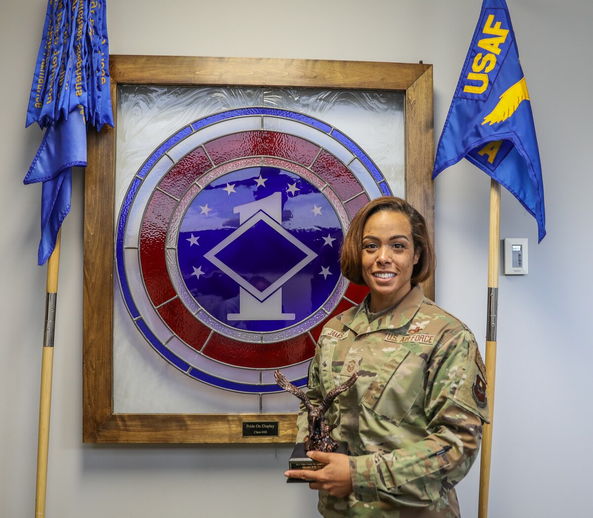 Senior Master Sergeant James receives the 2022 AETC Educator of the year award in the enlisted category.

AETC Educator of the Year
Enlisted Category
Senior Master Sgt. Candace James
Ira C. Eaker Center for Leadership Development