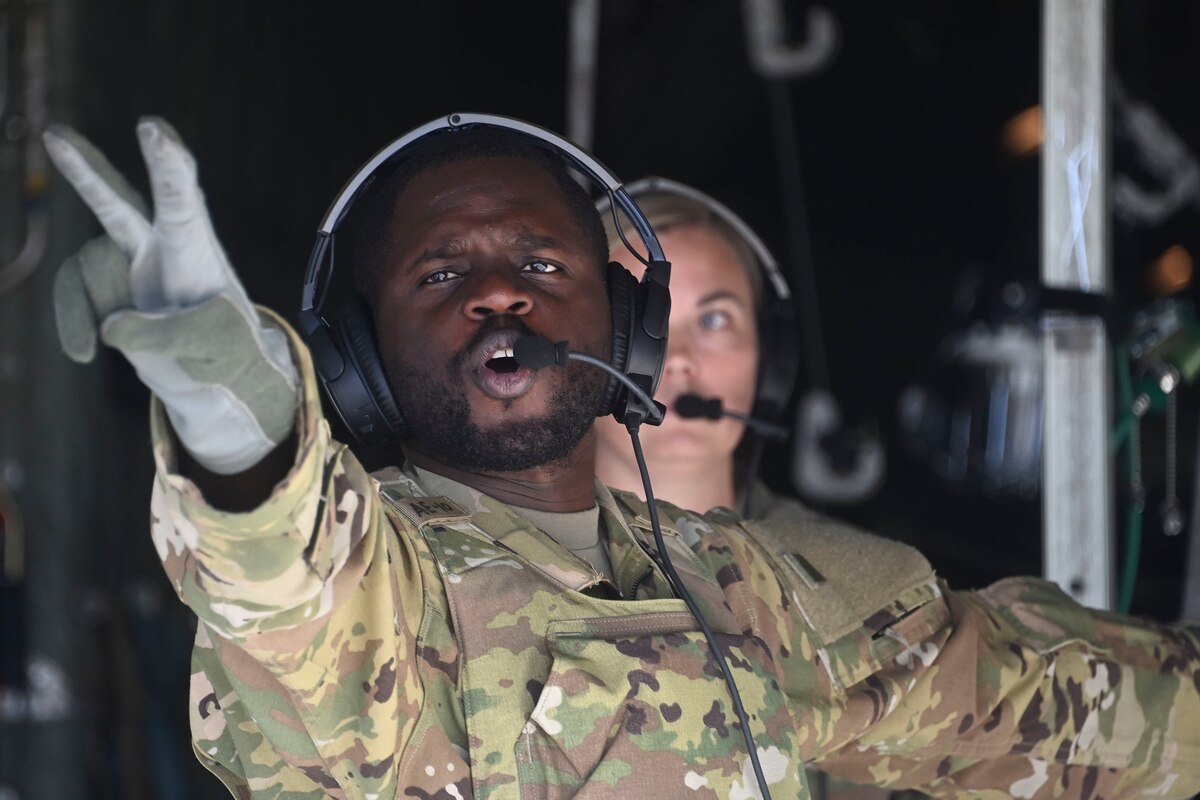 The 459th Aeromedical Evacuation Squadron recently conducted a local C-130T Aeromedical Evacuation static training mission here in conjunction with other 459th medical units, 459th Security Forces, active-duty Air Force, Air National Guard and Navy.