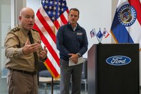 88th RD CG thanks veterans, tours KC Ford Plant