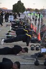 NCOs Test Future Officers on the PT Field