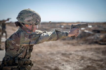 807th Medical Command (Deployment Support) Headquarter and Headquarters Company weapons qualification