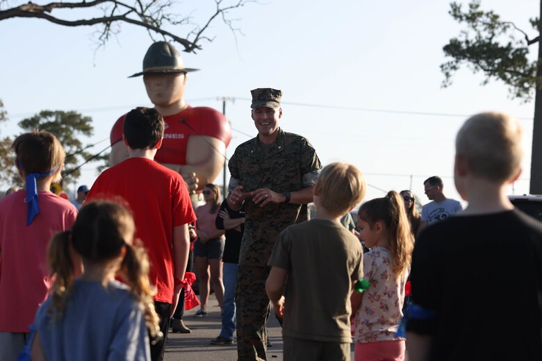 Devil Pups is facilitated by Marine Corps Community Services and gives kids the opportunity to learn about Marine Corps traditions, participate in a mock combat fitness test and a traditional cake cutting ceremony in honor of the Corps’ 247th birthday.